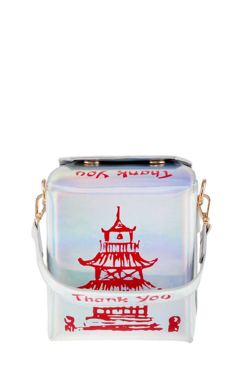 Hologram China Style Lunch Box Bag with Handle