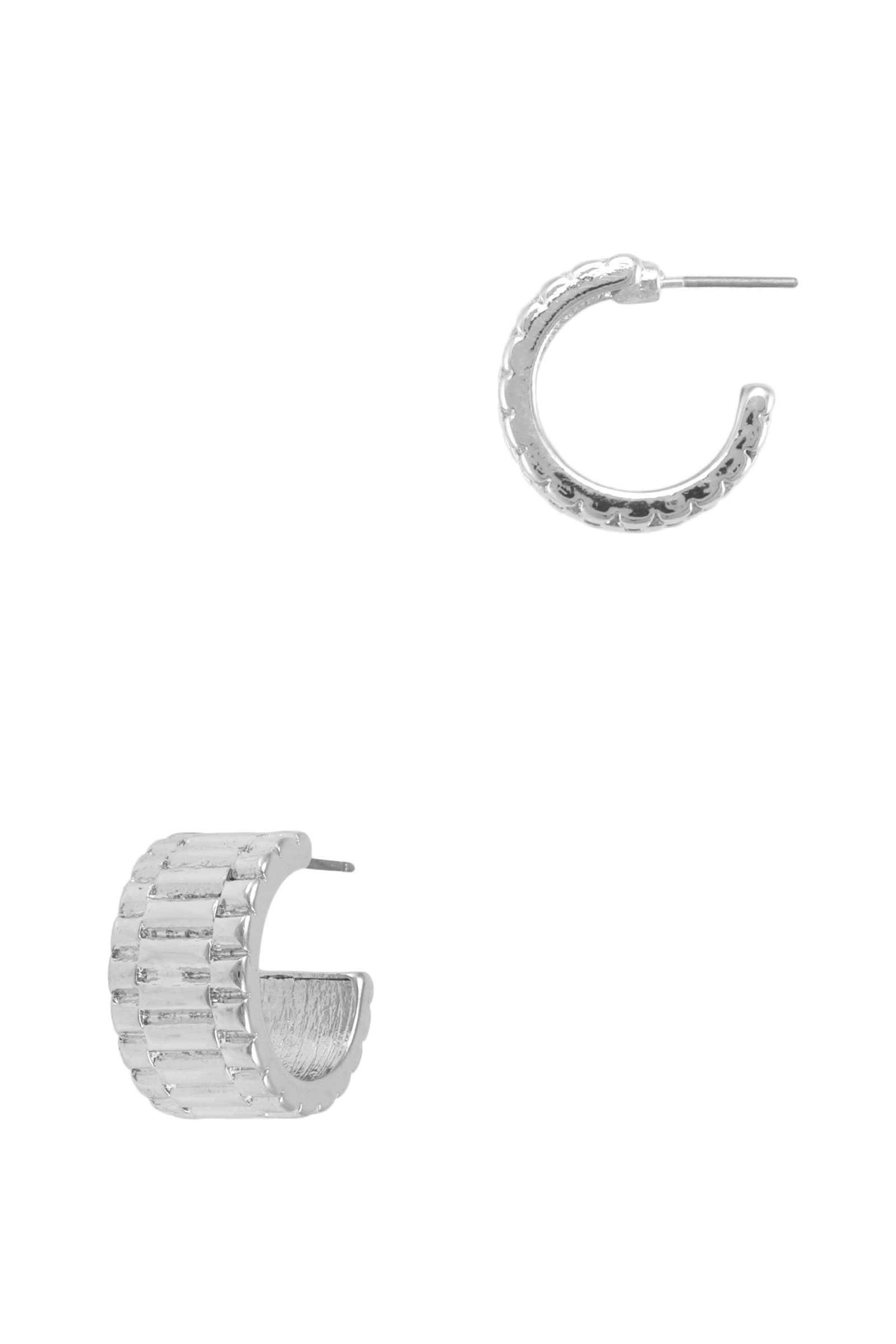 15mm Watch Chain Hoop Earring