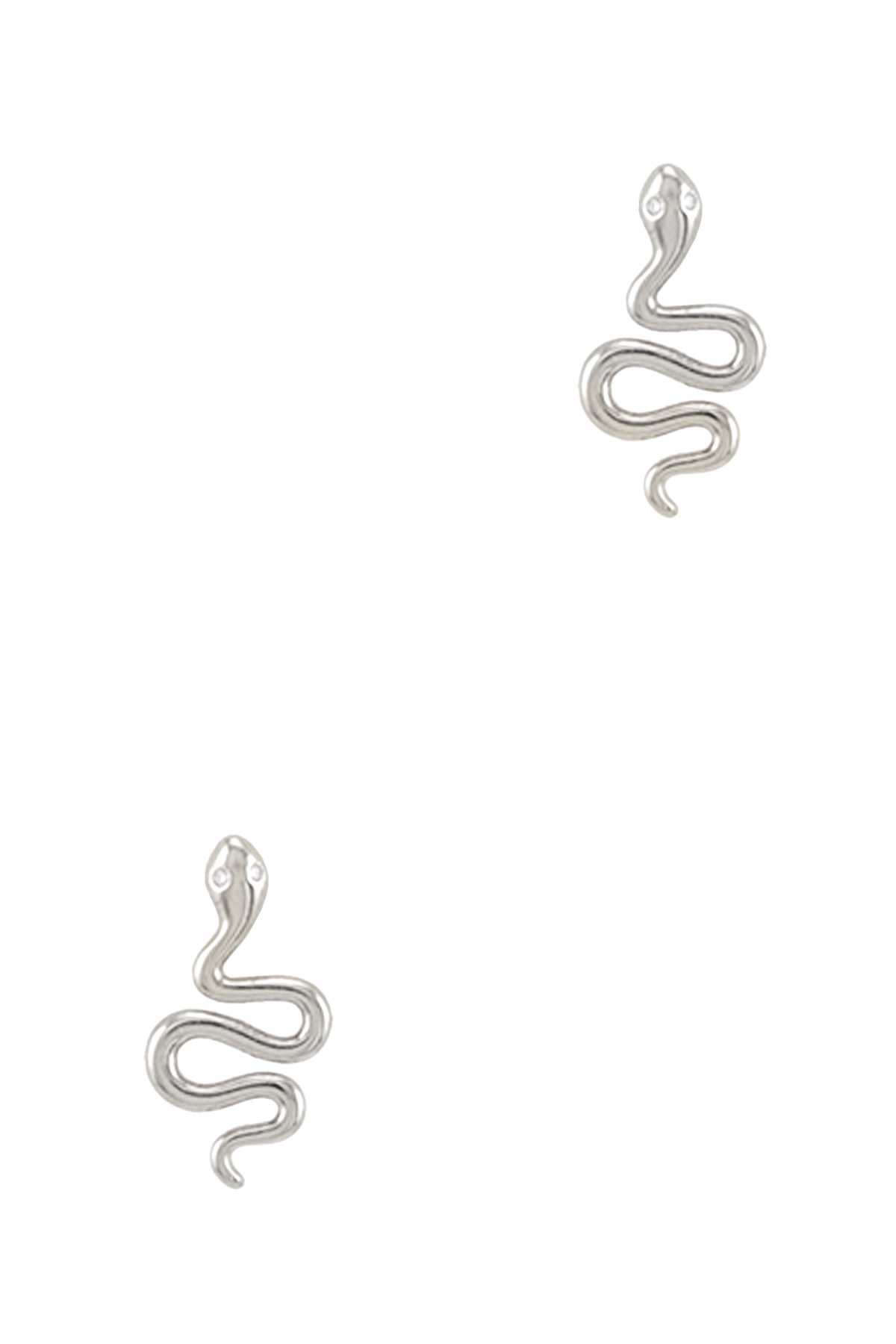 Gold Dipped Mini Snake Stud Earring