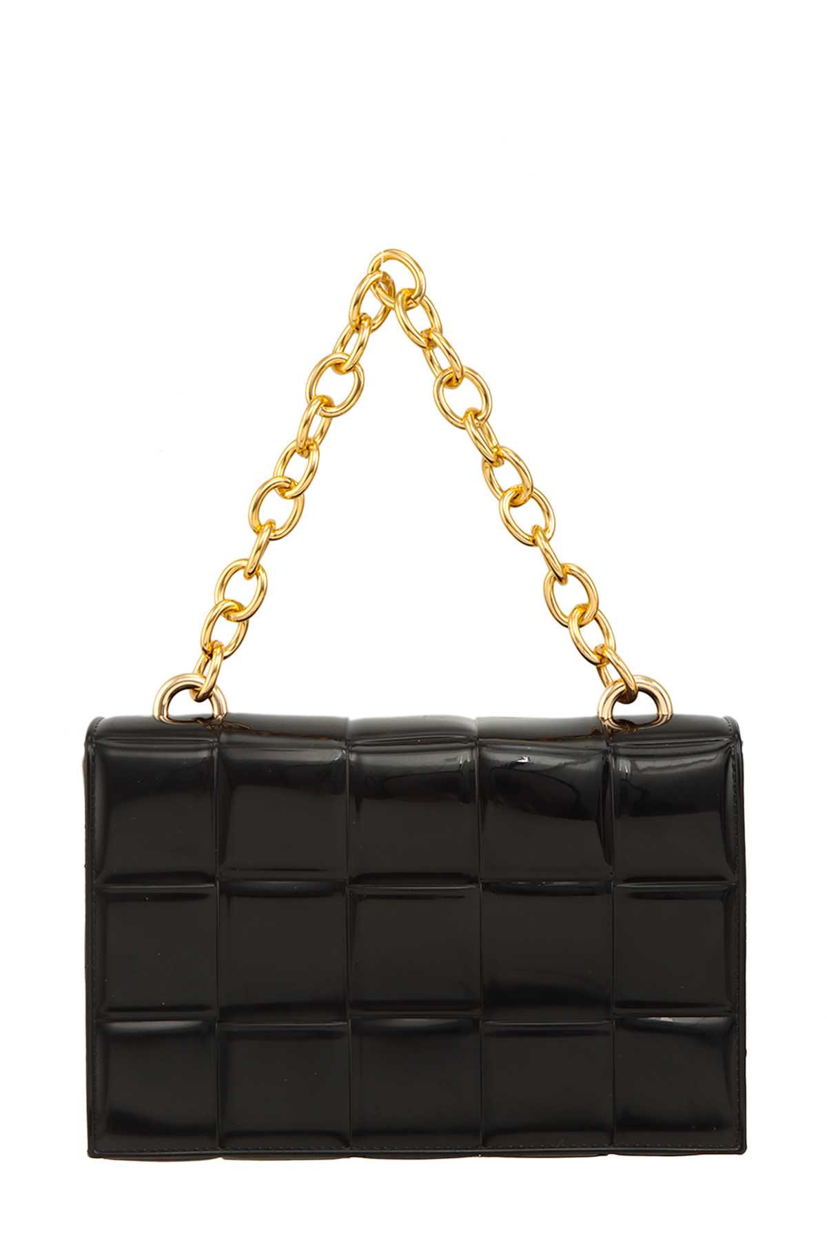 Square Shaped Chain Crossbody Jelly Bag