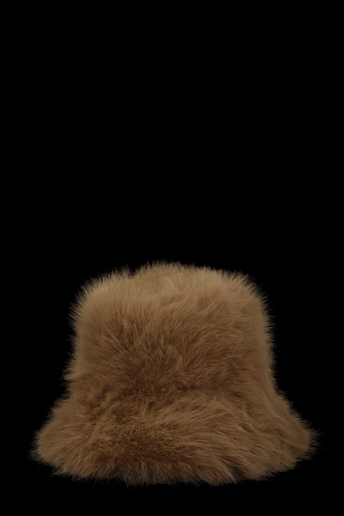 Oversized Fluffy Faux Fur Bucket Hat