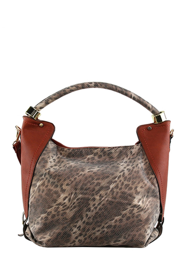 Leopard tote handbag