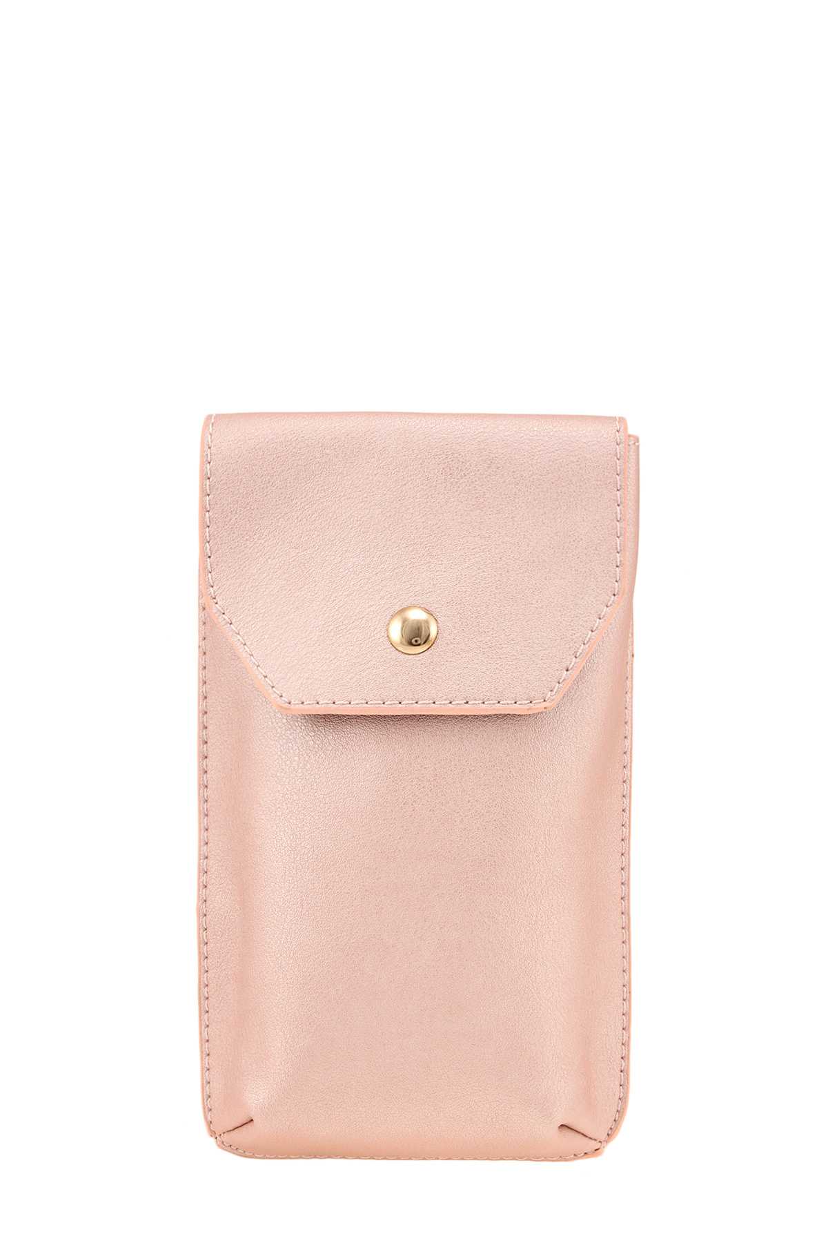 Faux Leather Phone Case with Strap