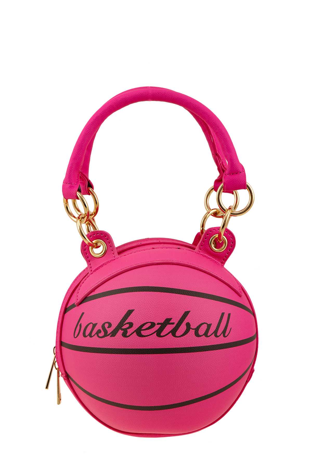 Basket Ball Shape Shoulder Bag