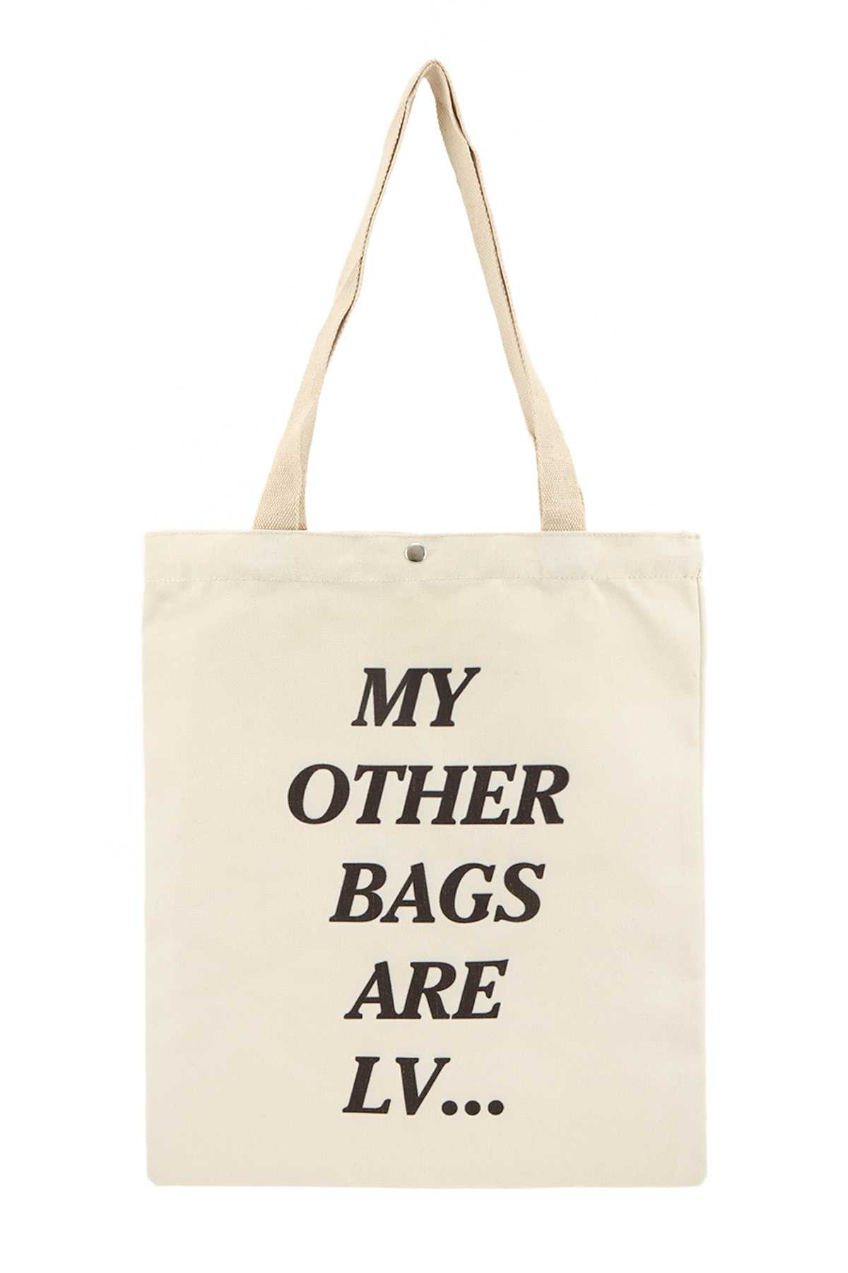 My Other Bags Lettering Tote Bag