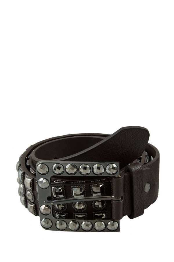 Square and Circle Full Studded Belt