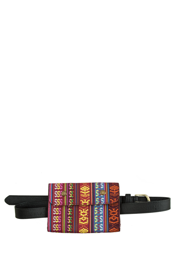 Aztec Pattern Belt Bag