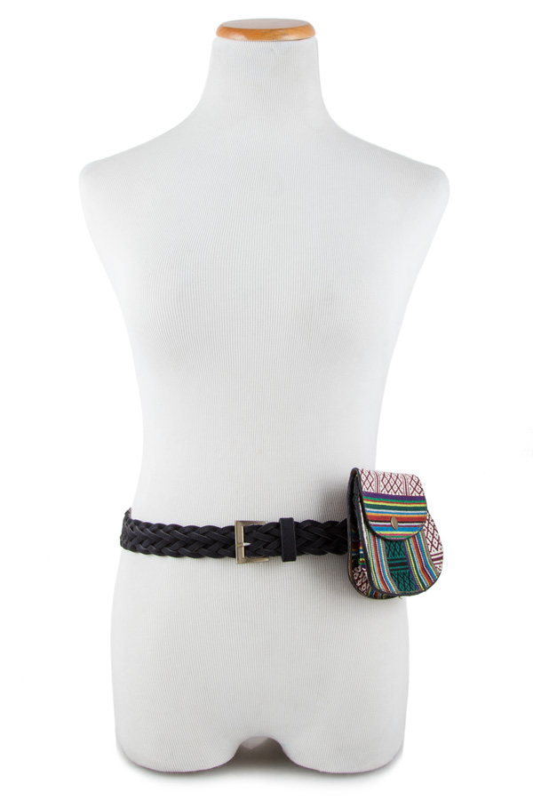 Braided belt bag