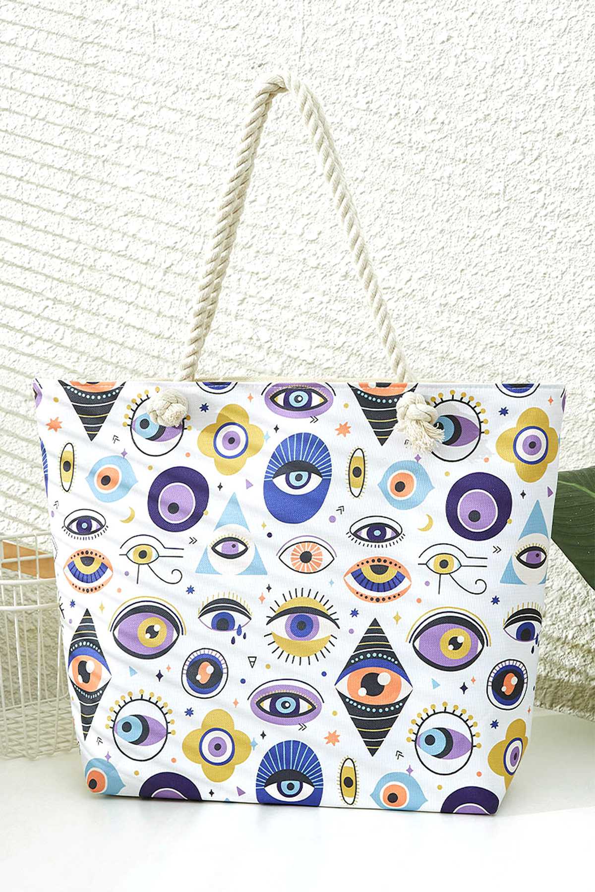 Third Eye Pattern Tote Bag