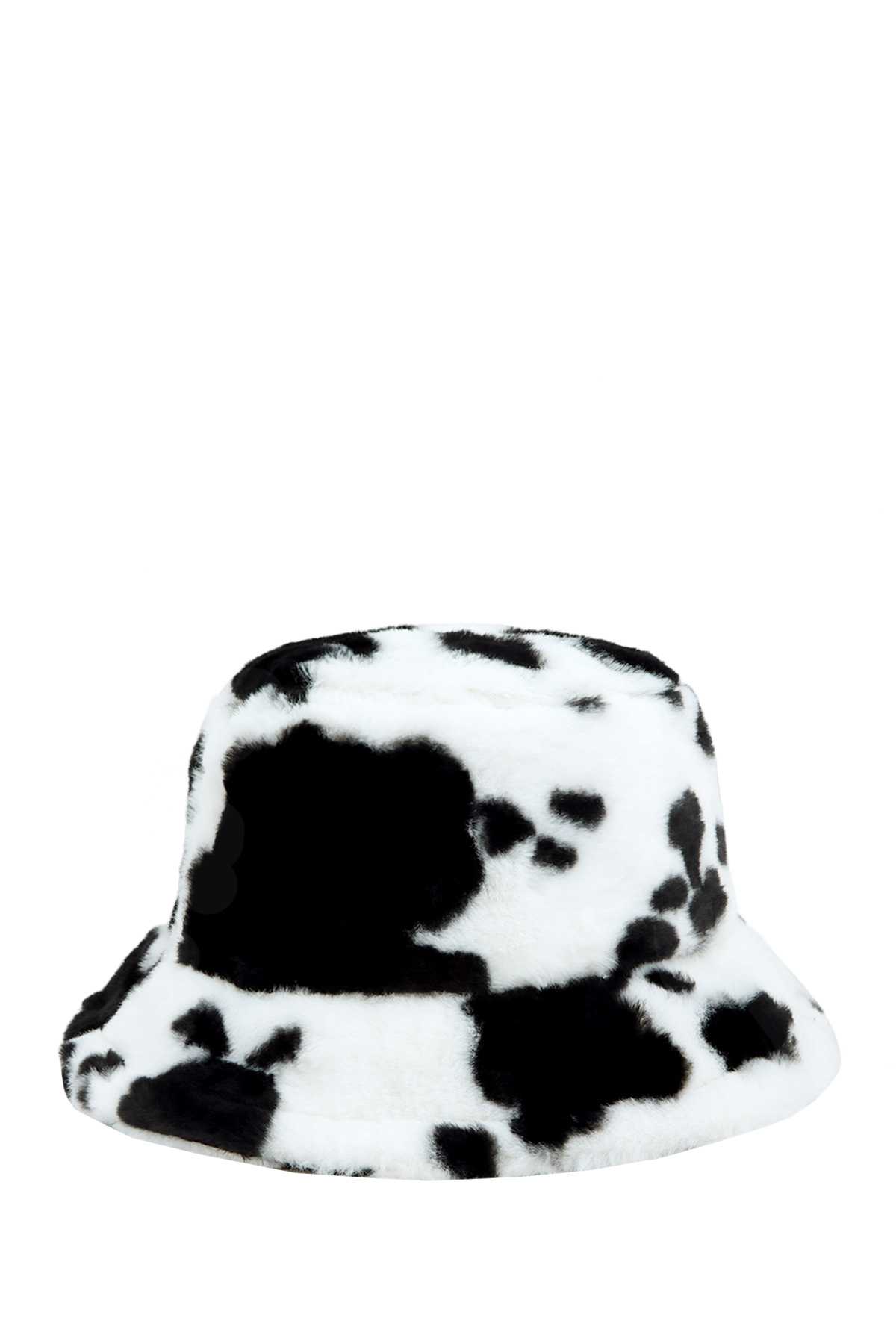 Milk Cow Fur Bucket Hat