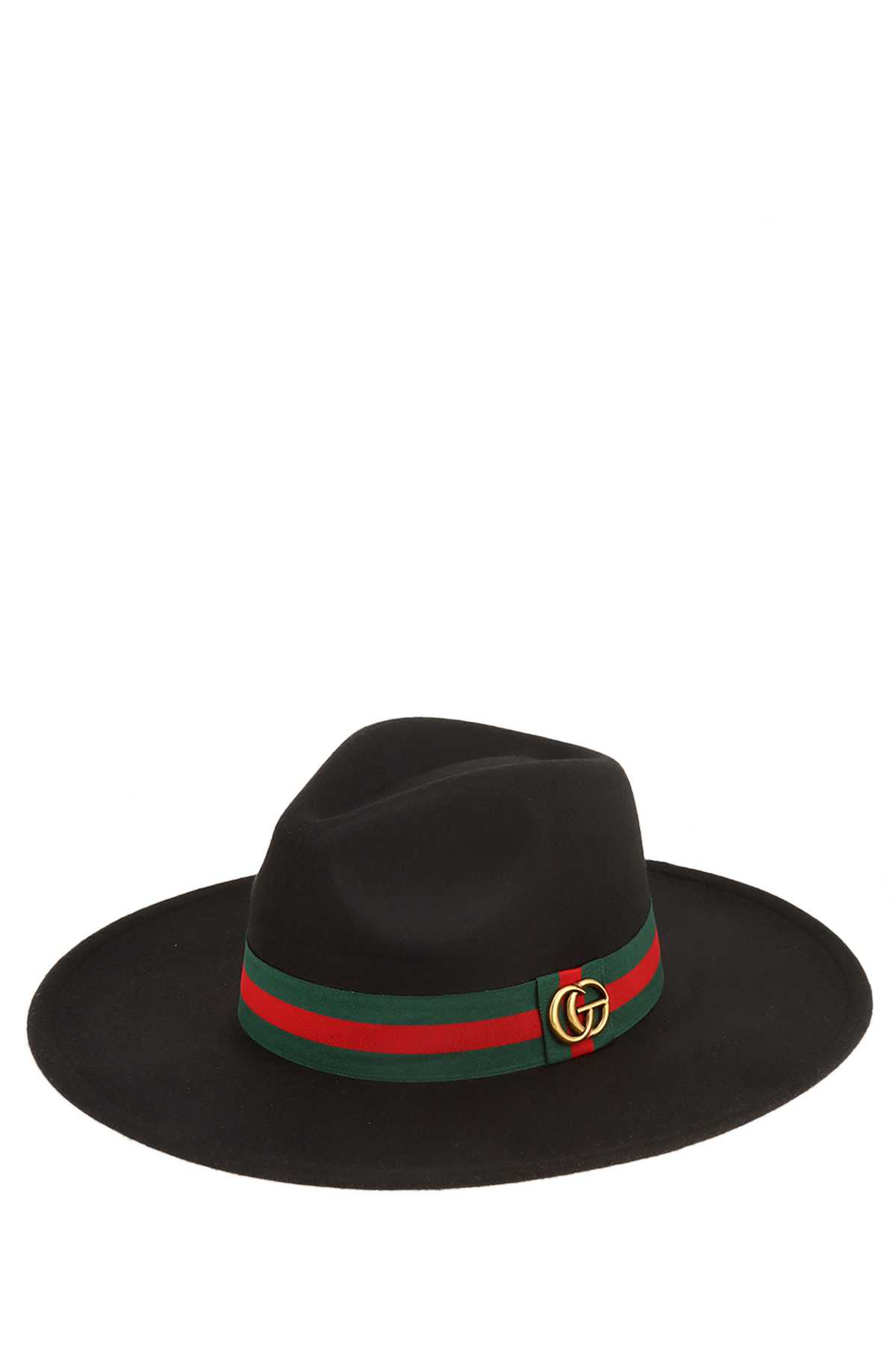 GO Charm with Stripe Band Fedora Hat