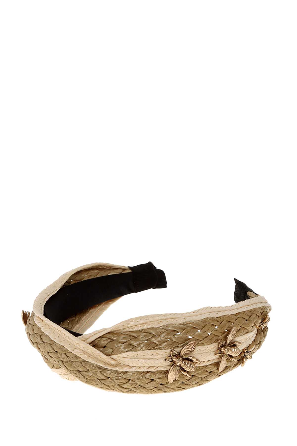 Ratan Head Band with Bee Accent