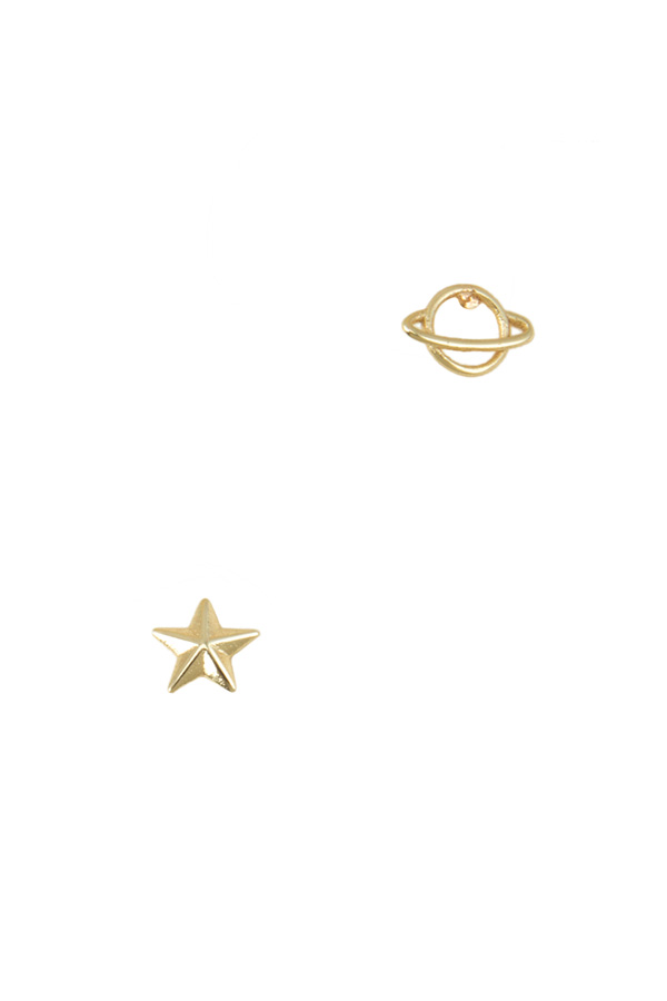 Star and Planet Earring