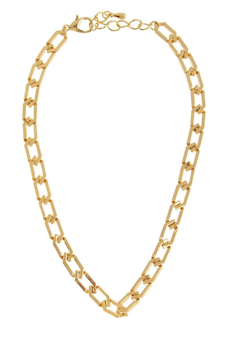 Diamond Shape Chain Necklace