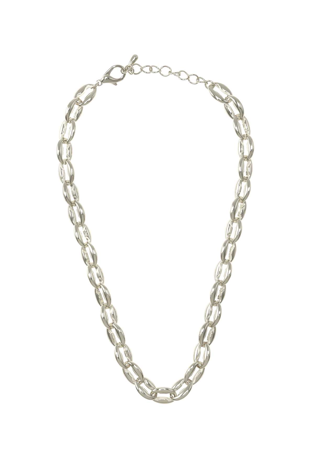 Oval Chain Linked Necklace