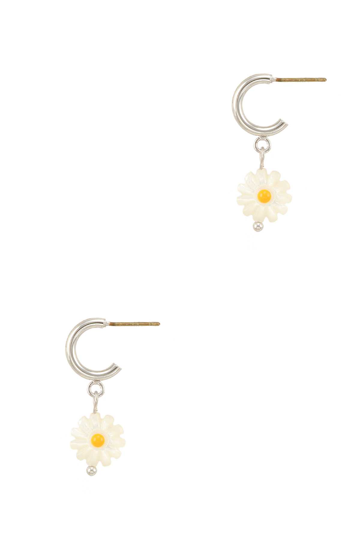 Mother of Pearl Daisy Dangle Earring