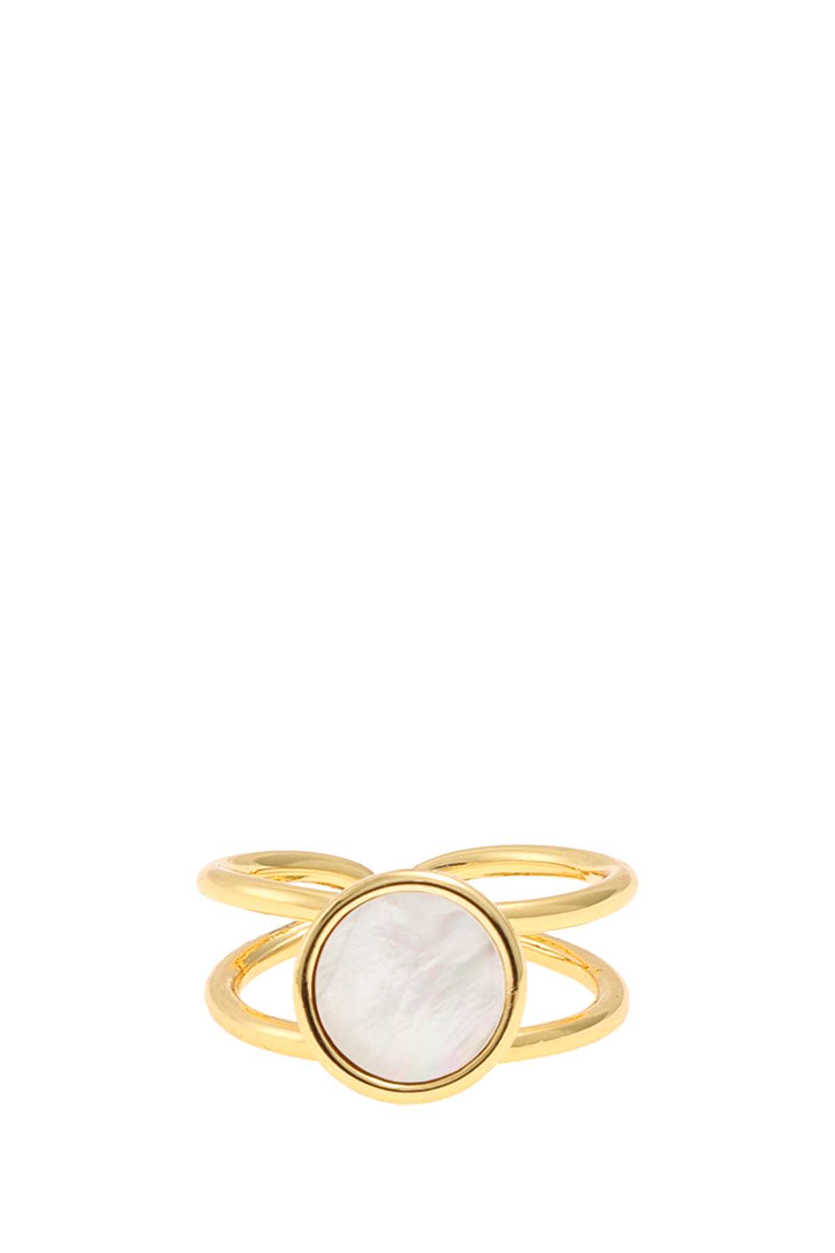 Round Mother of Pearl Ring