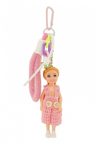 OVERALL DOLL CHARM KEY CHAIN 