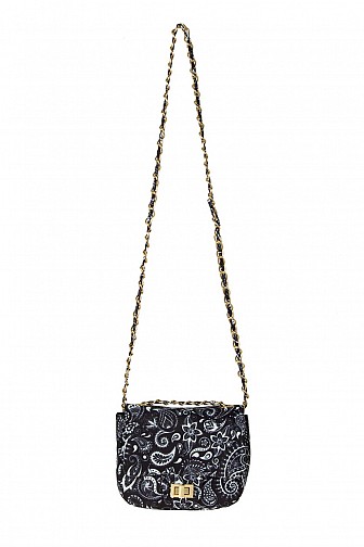 PAISLEY PRINT CROSSBODY BAG