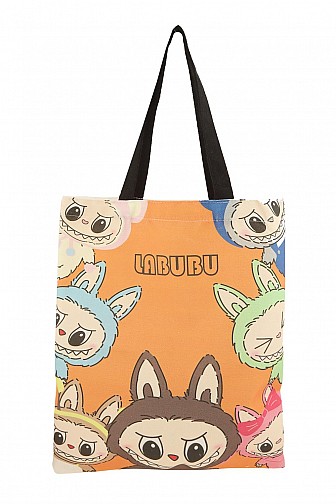 Orange Cartoon Tote Bag
