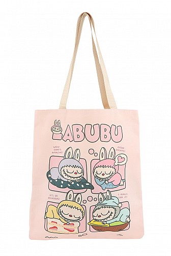 PINK CHARACTER TOTE BAG