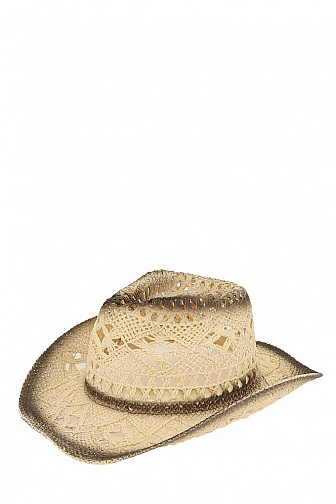 Western Straw Cowboy Hat