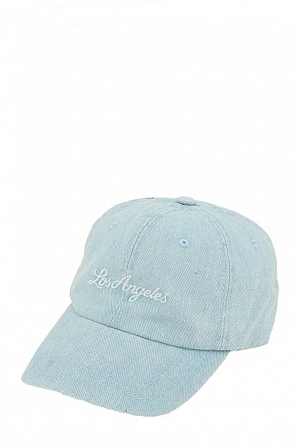 Blue 'Los Angeles' Embroidery Pigment Cap