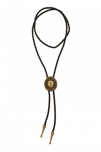 WESTERN COWBOY HAT BOLO TIE RETRO NECKLACE