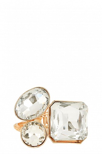 HEAVY CRYSTAL HAMMERED HINGE BRACELET