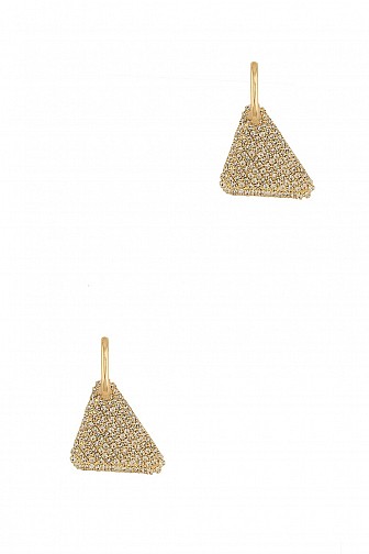 RHINESTONE TRIANGLE EARRING