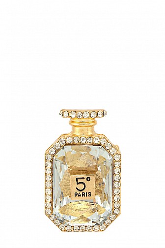 RHINESTONE BIG PERFUME BROOCH