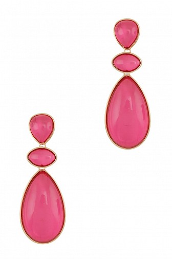 CRYSTAL TEARDROP DANGLE EARRING