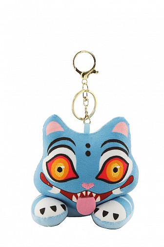 1 DZ ASSORTED PLUSH CARTOON KEYCHAIN
