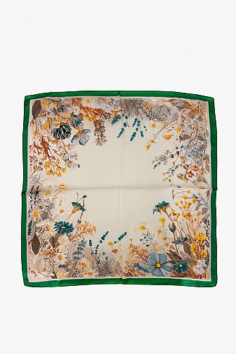 WILDFLOWER MEADOW SQUARE SCARF