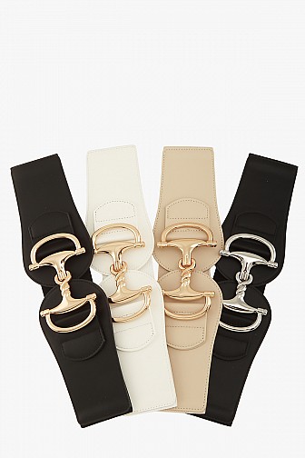 HORSE BIT ELASTIC WAIST BELT