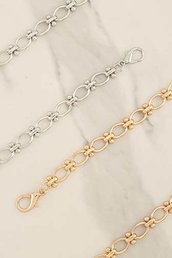 ARCHITECTURAL BEAD-LINK CHAIN BELT