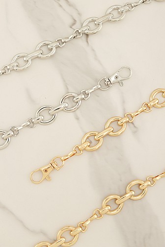 POLISHED INTERLOCKING CIRCLE CHAIN BELT