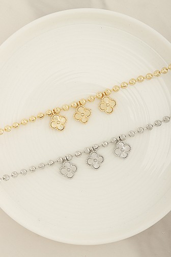 ARTISAN CLOVER BEAD BRACELET