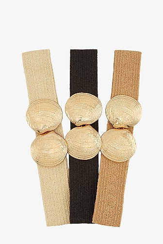 BOHEMIAN SHELL STATEMENT WAIST BELT