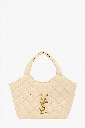 DIAMOND QUILTED ROUNDED HOBO CROSSBODY BAG