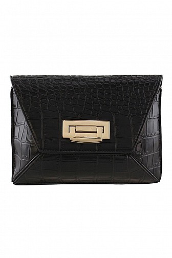 BALLERINA CROC CLUTCH