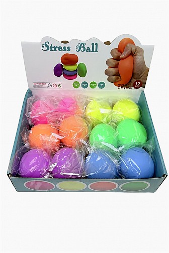 Colorful dough-filled sensory neon stress ball set