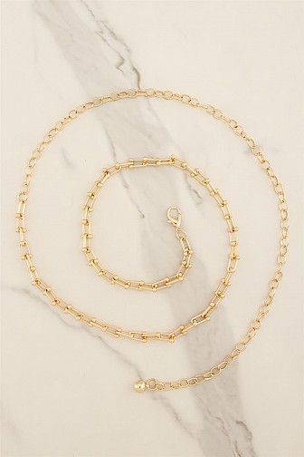 SLEEK INDUSTRIAL BALL-LINK CHAIN BELT