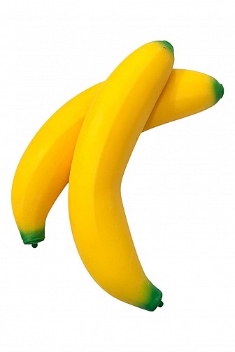 Giant 15" SQUEEZY BANANA Toy - 8pc