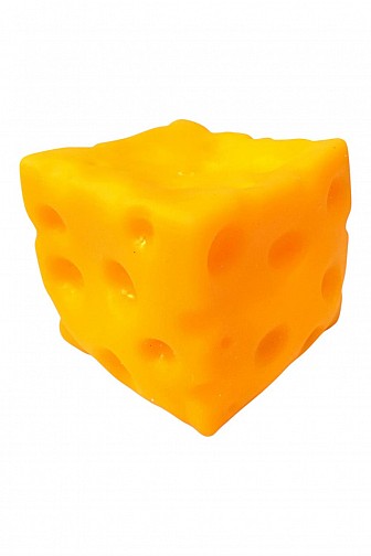 Huge 4" Squeeze Cheese Cube Squishy Sensory Fidget Toy -2pcs