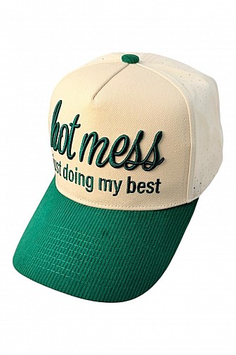 Hot Mess Just Doing My Best Corduroy Cap