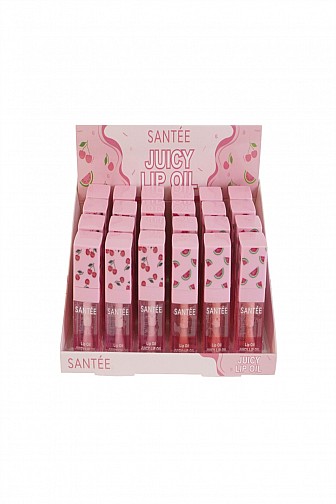 Santée Juicy Hydrating Lip Oil Bulk Display Box -24pcs