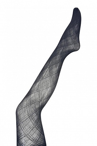 STELLA K WOMEN''S PLAID SHEER TIGHTS 6PCS