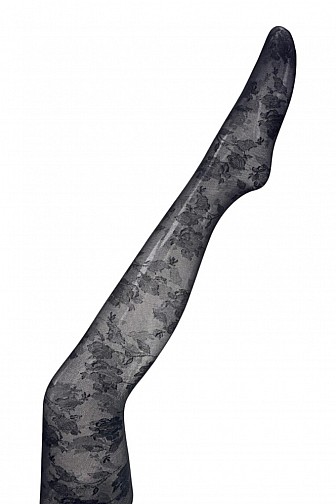 STELLA K WOMEN''S FLORAL LACE SHEER TIGHTS 6PCS