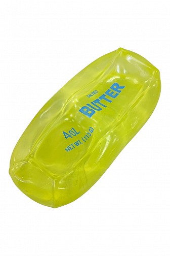 NOVELTY SALTED BUTTER STICK SQUISHY FIDGET TOY - 6PCS